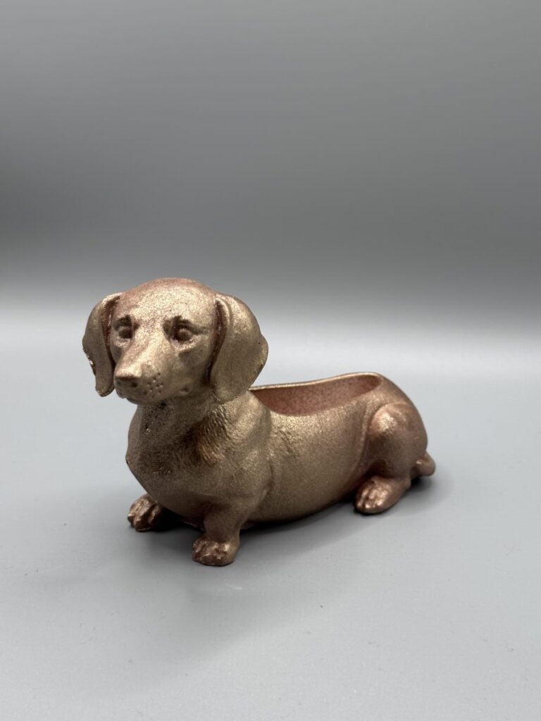 The Dashing Dachshund Rose Gold