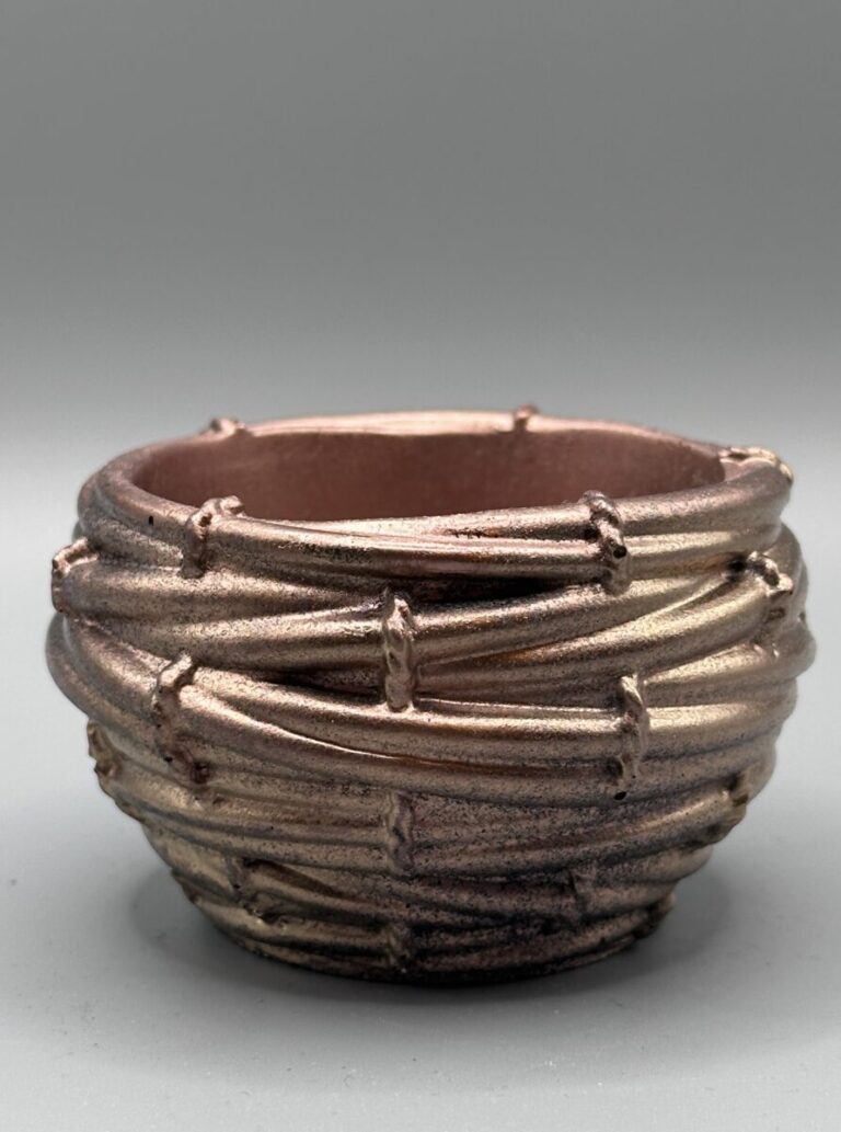 Bird's Nest Planter Aged Bronze